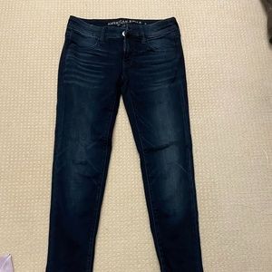 American Eagle Super Low Jegging, Dark Wash